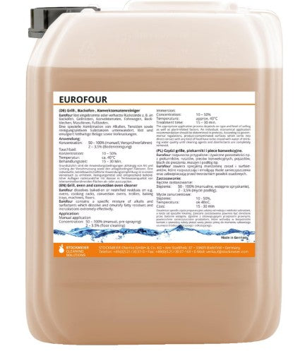 Eurofour Backofenreiniger – 10 Liter Kanister | Grill- & Backofenreiniger gewerblich
