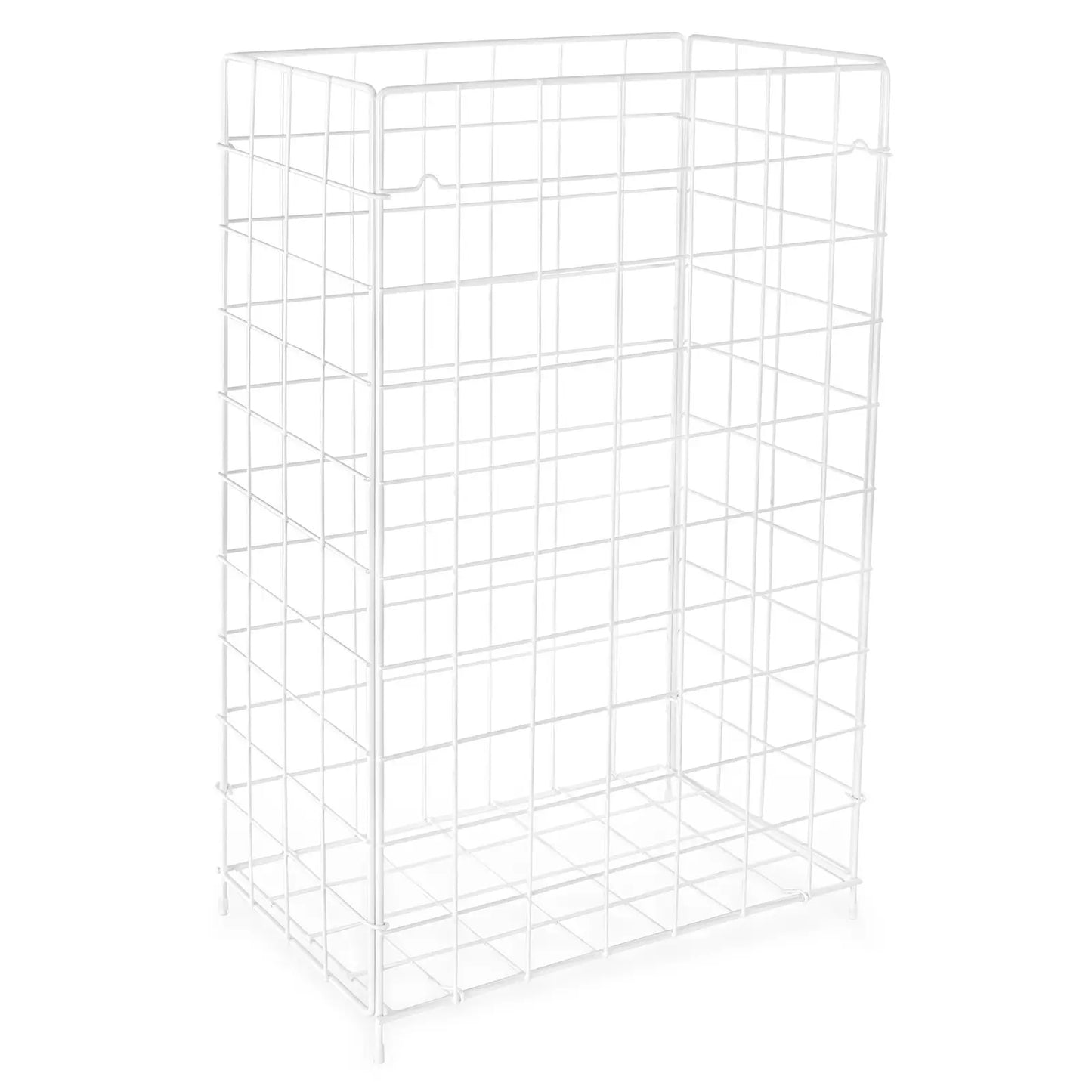 Abfallkorb zusammenlegbar weiß, beschichtet,405x251x628 mm