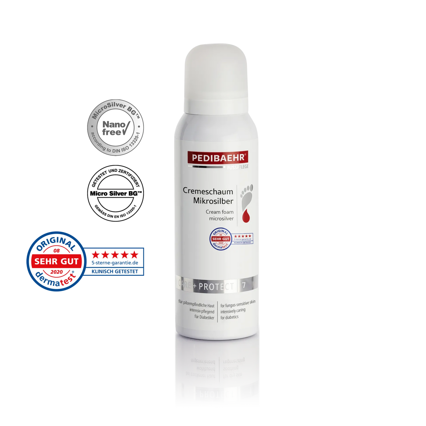 Cremeschaum Mikrosilber 125ml - Professionelle Hautpflege