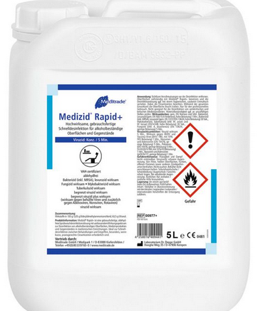 Medizid Rapid+ Flächendesinfektionsmittel 5 Liter