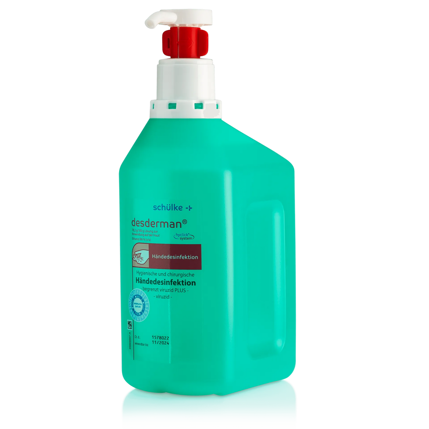 schülke desderman® Händedesinfektion | Hyclick Flasche – Hygienische & Chirurgische Anwendung