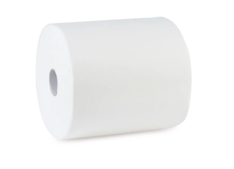 Handtuchrolle Autocut 20 cm, 2-lagig, Ø 19 cm, Zellstoff hochweiß, 6 Rollen in Folie