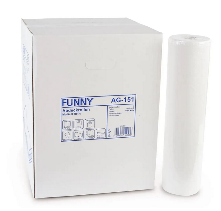 Funny Abdeckrollen 50 cm, 2-lagig, Zellstoff, 9 Rollen