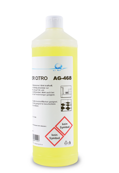 Funny Citro Allzweckreiniger im 1 Liter Flaschen, streifenfrei, 12 Stück