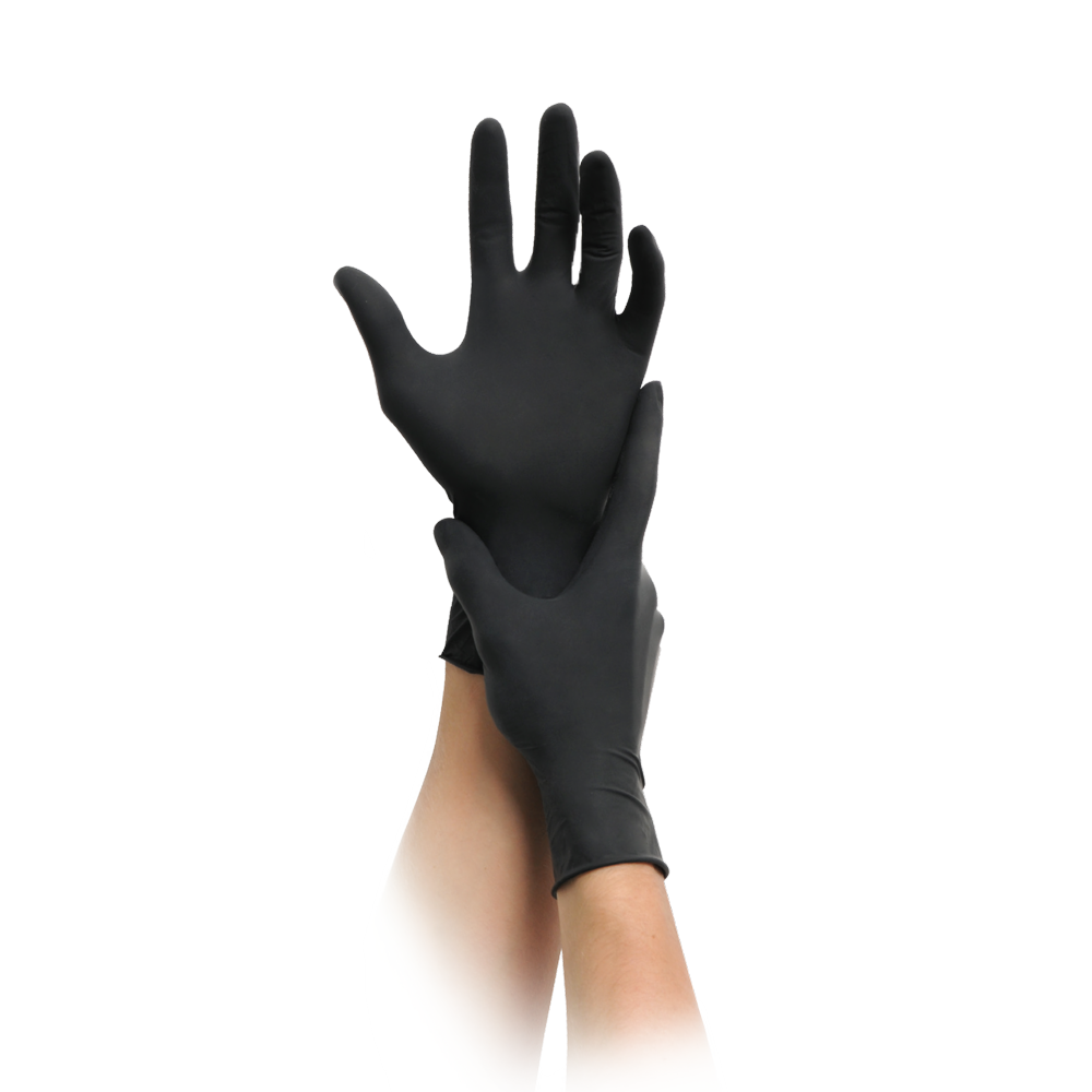 Nitril® black hochwertige Einmalhandschuhe, 1 Box = 100 Stück