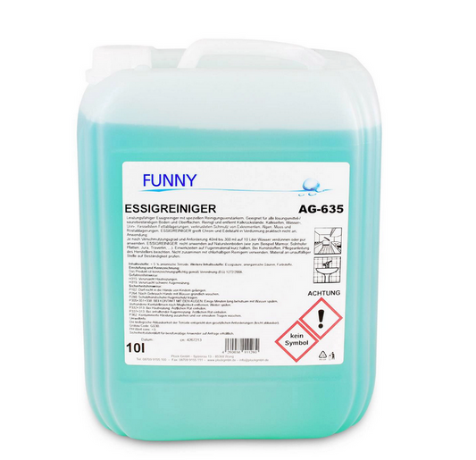 Funny Essigreiniger, im 10 Liter Kanister, phosphatfrei