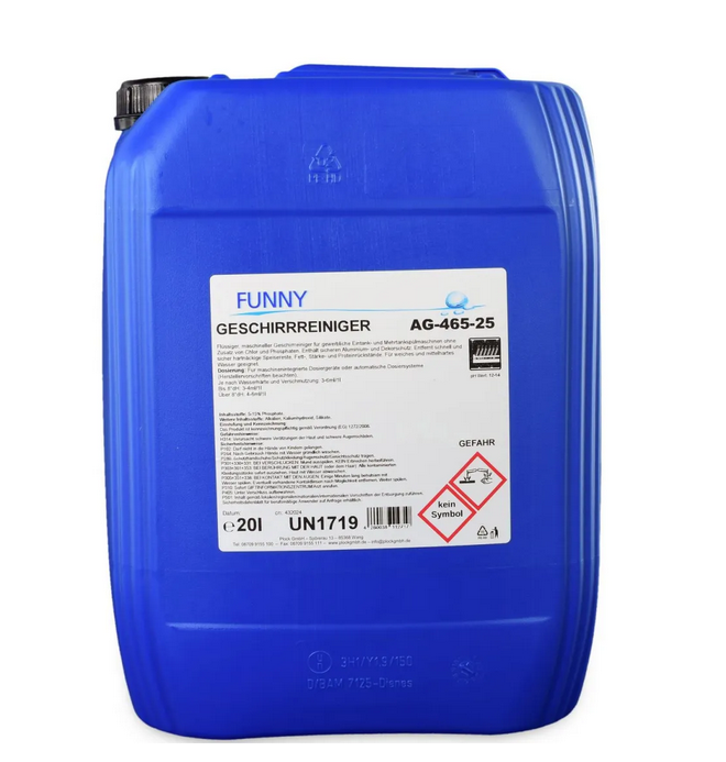 Funny Geschirrreiniger chlorfrei, flüssig, 20 l /26 kg