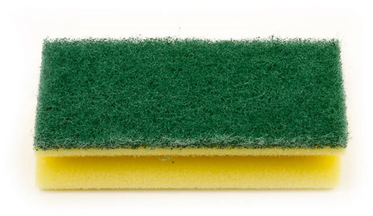 Griffschwamm, gelb/grün, 15 x 6,8 x 4,5 cm, 10 Stück