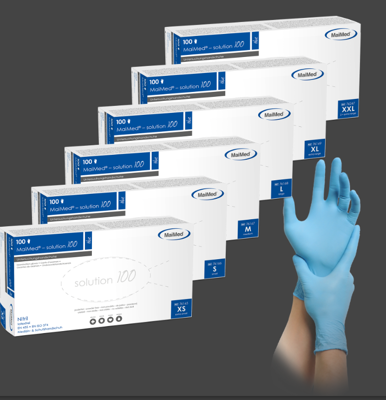 MaiMed® solution100 Nitrilhandschuhe, 10 x 100 Stück