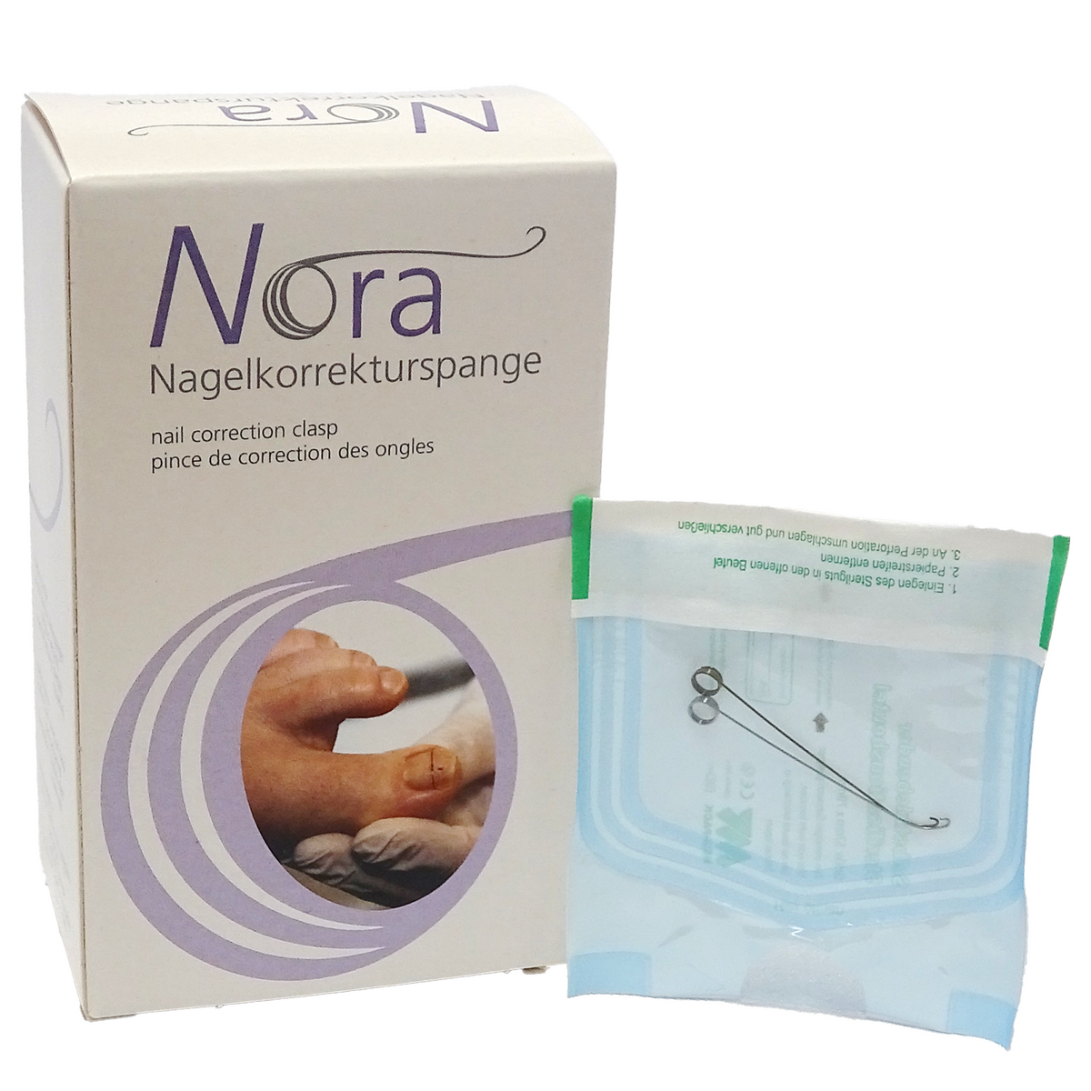 NORA Nagelkorrekturspangen | 10 sterile Spangenpaare