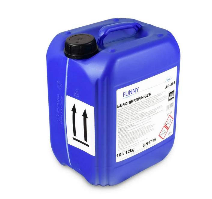 Geschirrreiniger für gewerbliche Maschinen, flüssig, 10 l / 12 kg