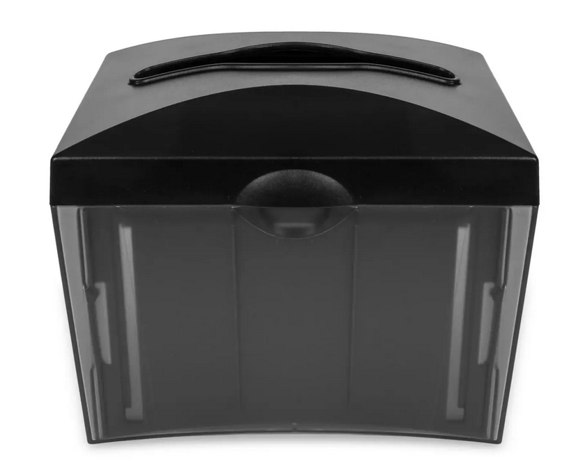 Tischspender für Interfold-Servietten, schwarz/grau, aus Kunststoff