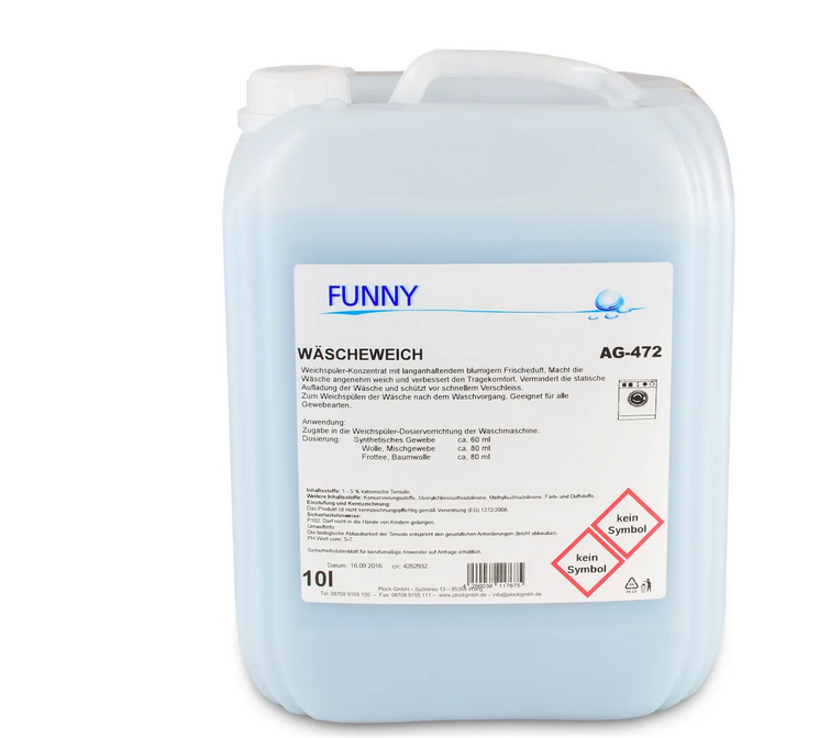 Funny Weichspüler-Konzentrat, 10 Liter, blau