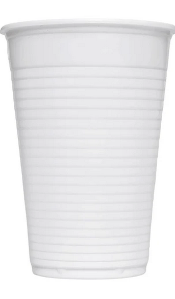 Plastikbecher Ausschankbecher PP, weiß, 200ml, 1000 Stück
