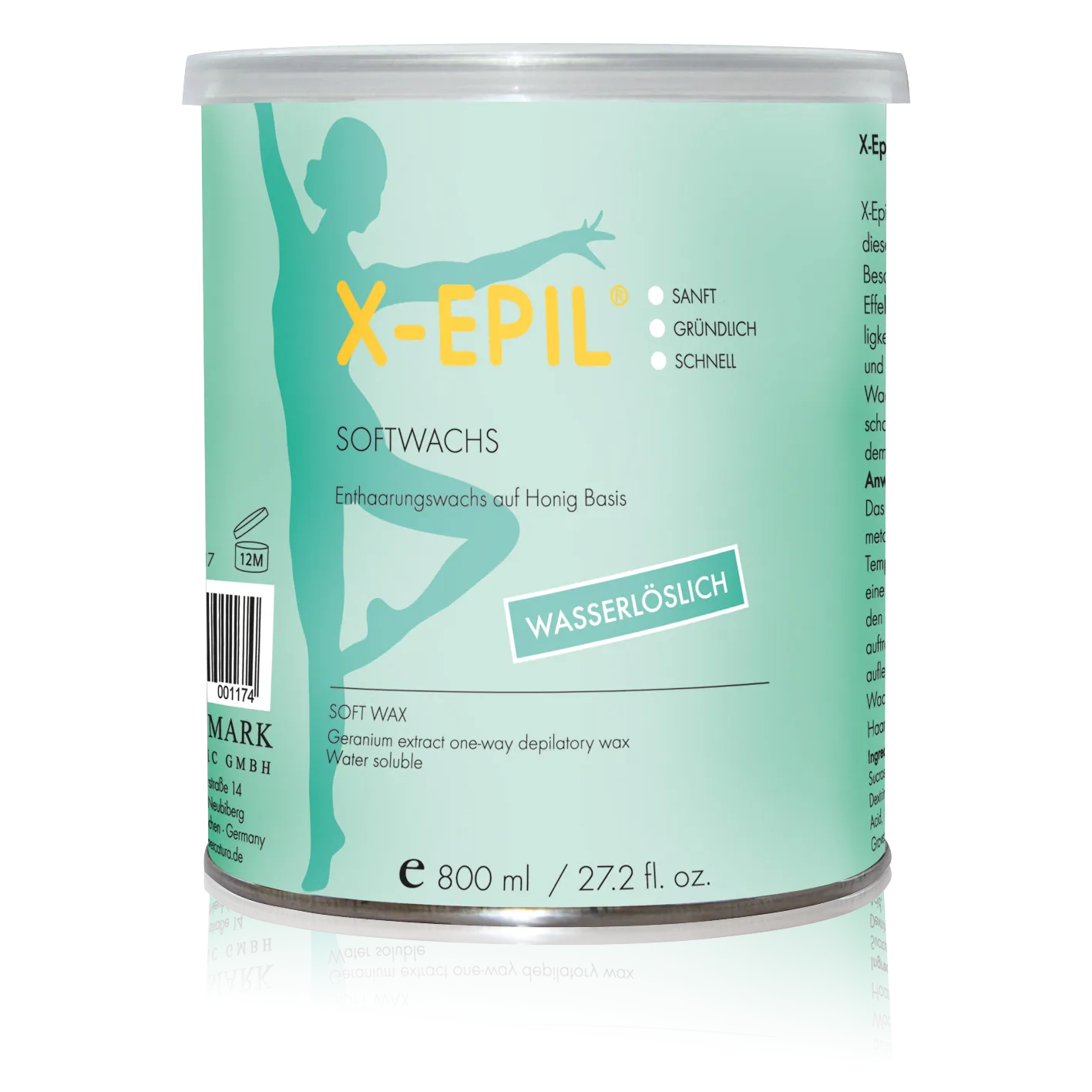 Warmwachs für normales Haar, 800ml wasserlöslich