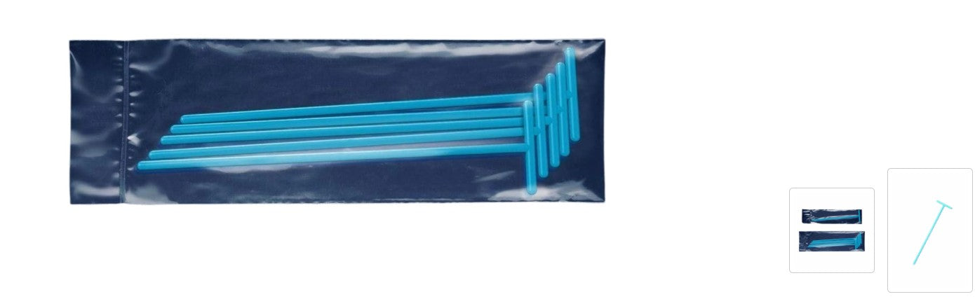 Heinz Herenz Drigalskispatel | PS | T-Form | steril | 5 Stk. | 2.000 Stück | blau