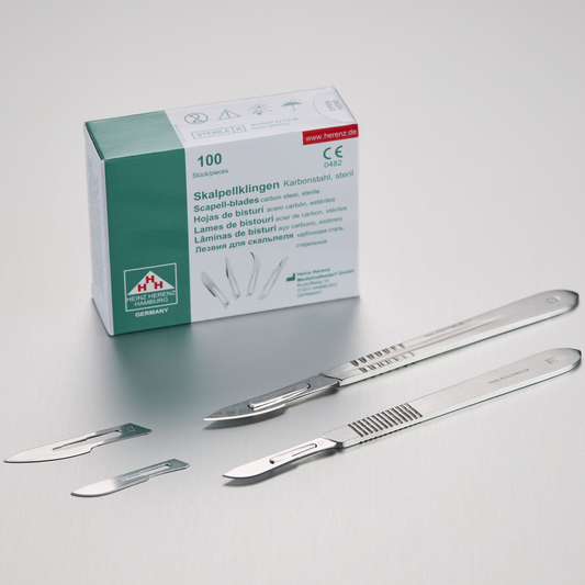 Scalpel Blades No. 15 | 1 Box (100 Pcs.) – Sterile, Individually Wrapped