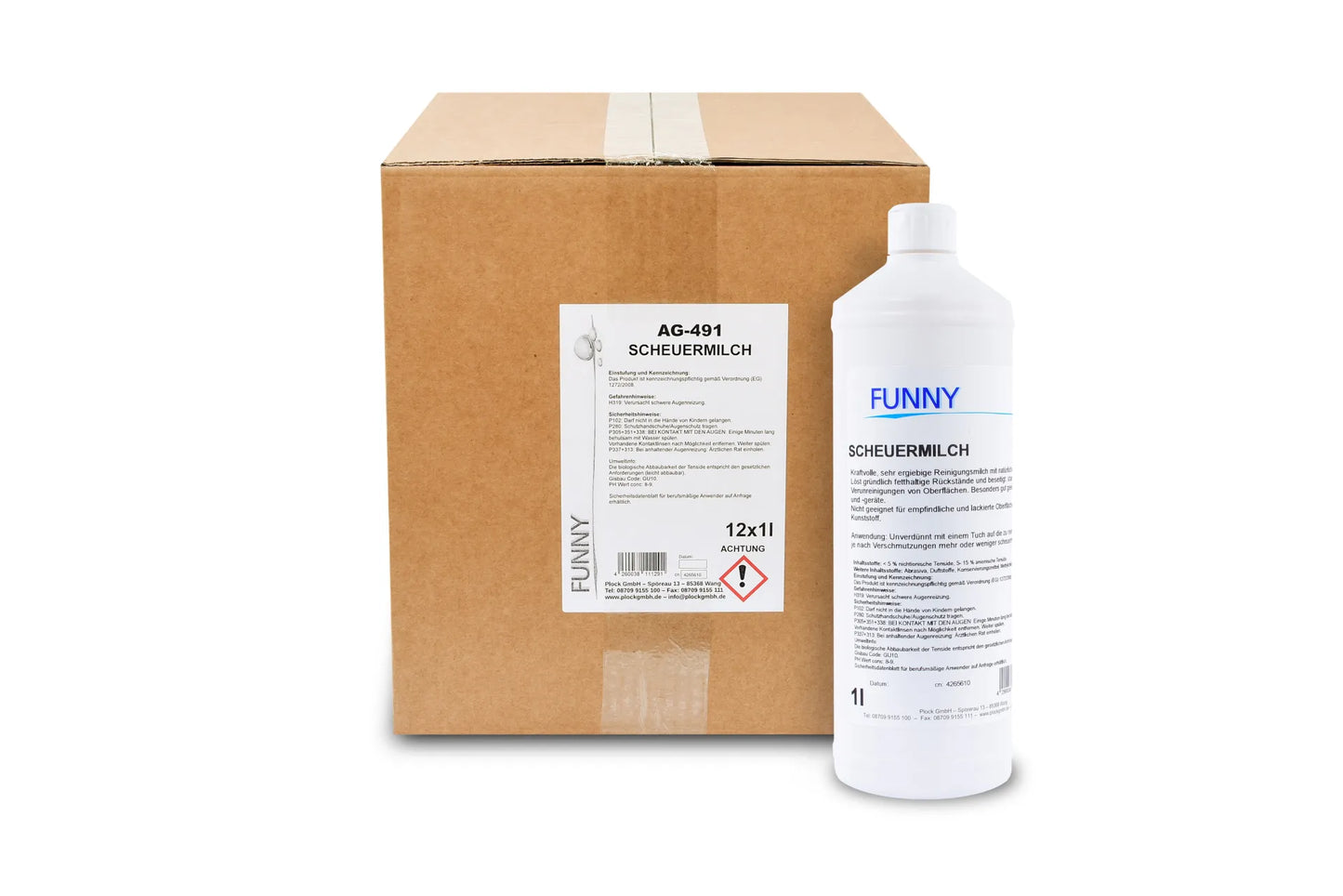 Scheuermilch, fettlösend, 1 Liter Flaschen