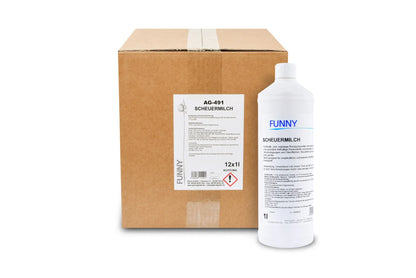 Scouring milk, grease-dissolving, 1 liter bottles