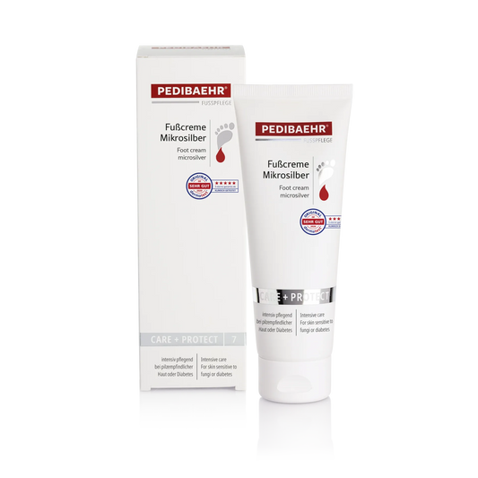 Fußcreme Mikrosilber 125ml - Antibakterielle Intensivpflege