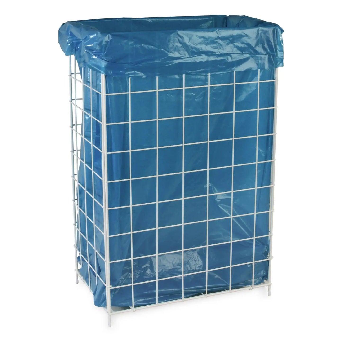 Abfallkorb zusammenlegbar weiß, beschichtet,405x251x628 mm