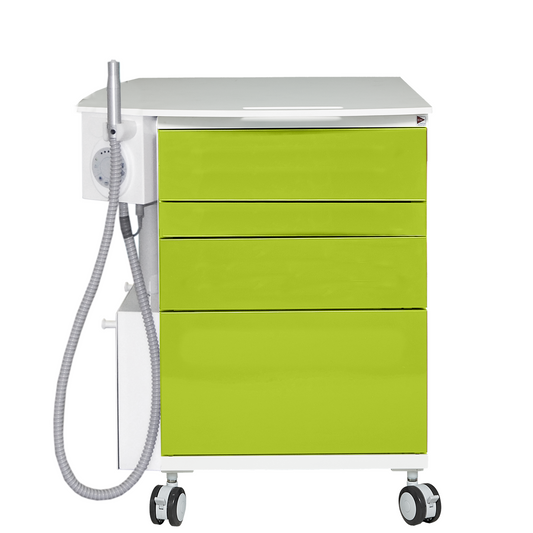 Praxisschrank Merkur mit integriertem Fußpflegegerät – Podologie & Beauty