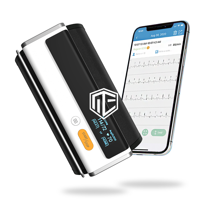 BP2 Kabelloses Oberarm-Blutdruckmessgerät mit EKG – OLED | App | Medizinprodukt