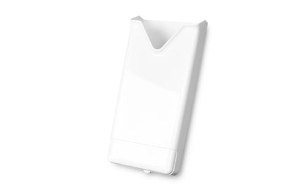 Distributeur mural pour sacs hygiéniques, blanc, plastique