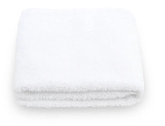 Badevorlage 50x70 cm, weiß, 100% Baumwolle, 5 Stück