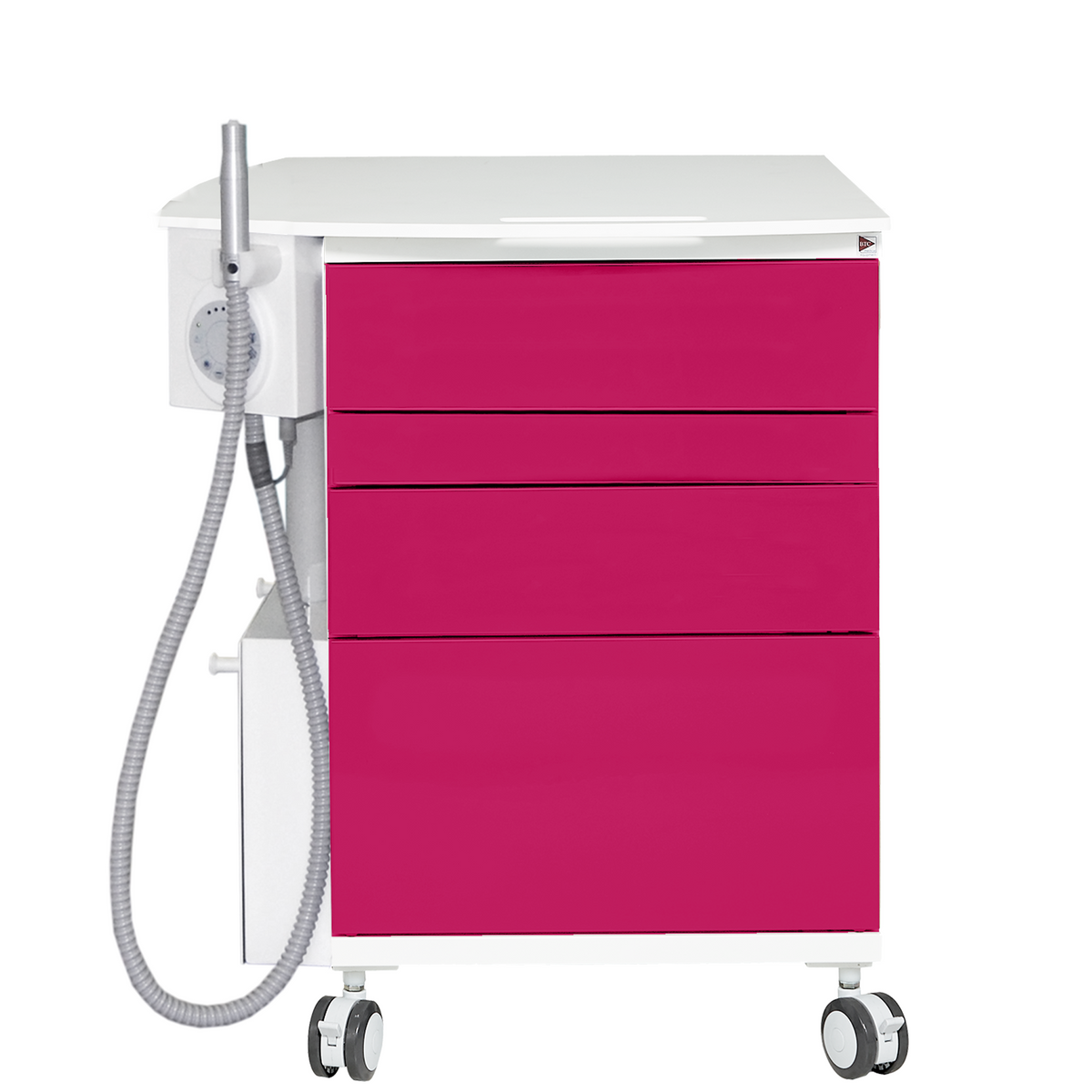 Praxisschrank Merkur mit integriertem Fußpflegegerät – Podologie & Beauty