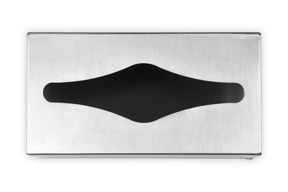 Cosmetic box dispenser, stainless steel, for 100 pieces