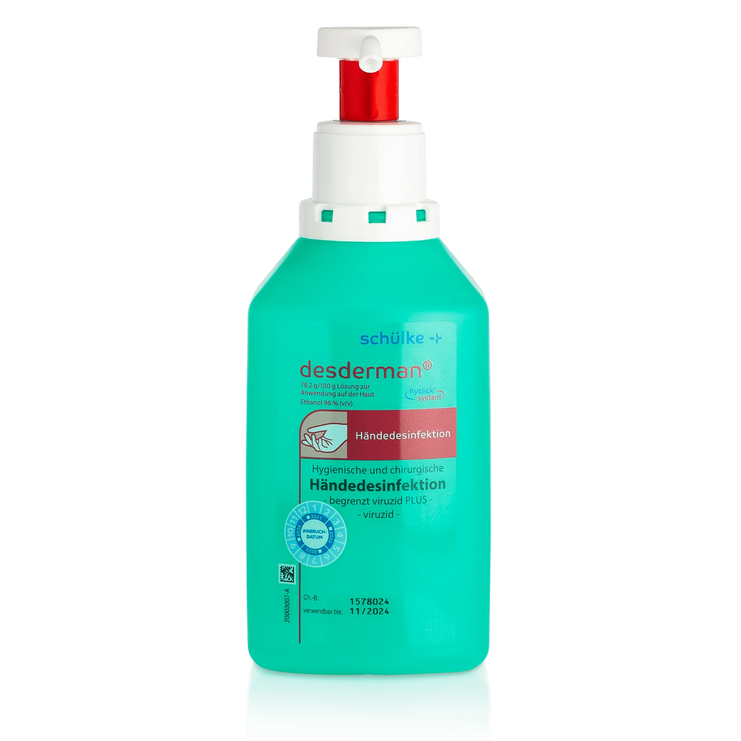 schülke desderman® Händedesinfektion | Hyclick Flasche – Hygienische & Chirurgische Anwendung