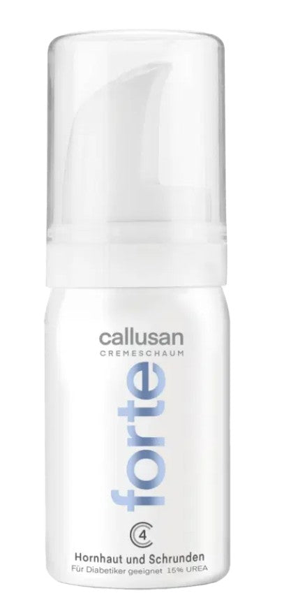 Callusan Cremeschaum FORTE C4 – Intensivpflege bei Hornhaut mit Urea >15% & Sheabutter