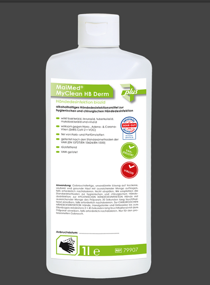 MaiMed® MyClean HB Derm – Hautschonende Händedesinfektion | 100 ml bis 5 L