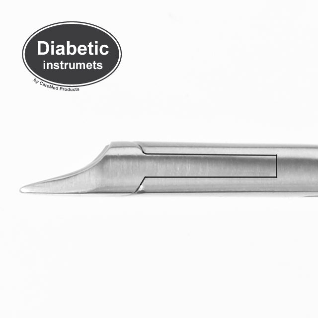 Eckenzange gerade Schneide 11 mm – Podologie-Instrument für Nagelfalz & Diabetikerpflege