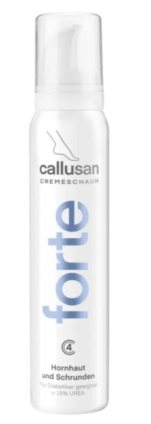 Callusan Cremeschaum FORTE C4 – Intensivpflege bei Hornhaut mit Urea >15% & Sheabutter