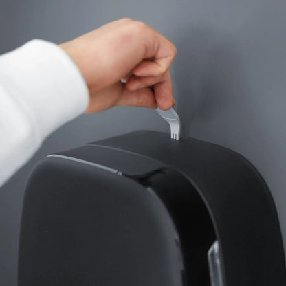 Jumbo Toilettenpapierspender matt – bis Ø 25 cm | Black & White | schwarz & weiß