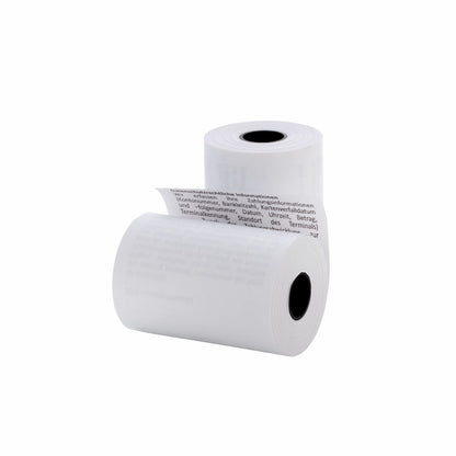 EC Cash Thermorollen 57 mm x 40 mm – 55 g/m² | mit SEPA-Text | BPA-frei | 50 Rollen