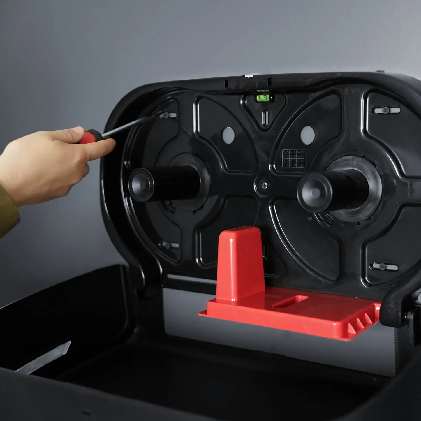 Maxi Jumbo Toilettenpapierspender, für 2 Rollen, matt