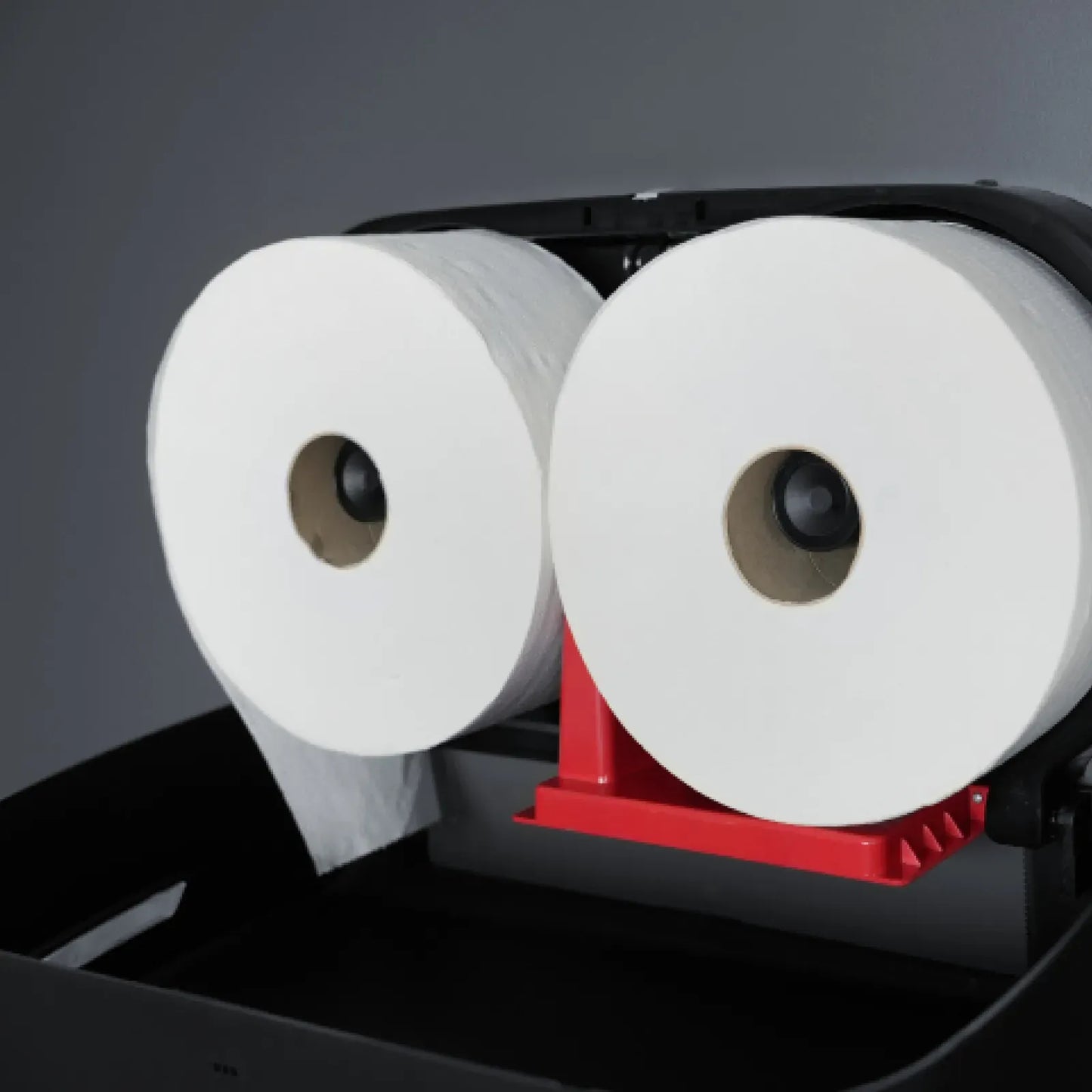 Maxi Jumbo Toilettenpapierspender, für 2 Rollen, matt