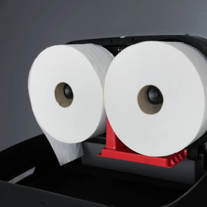 Maxi Jumbo Toilet Paper Dispenser, for 2 Rolls, Matte