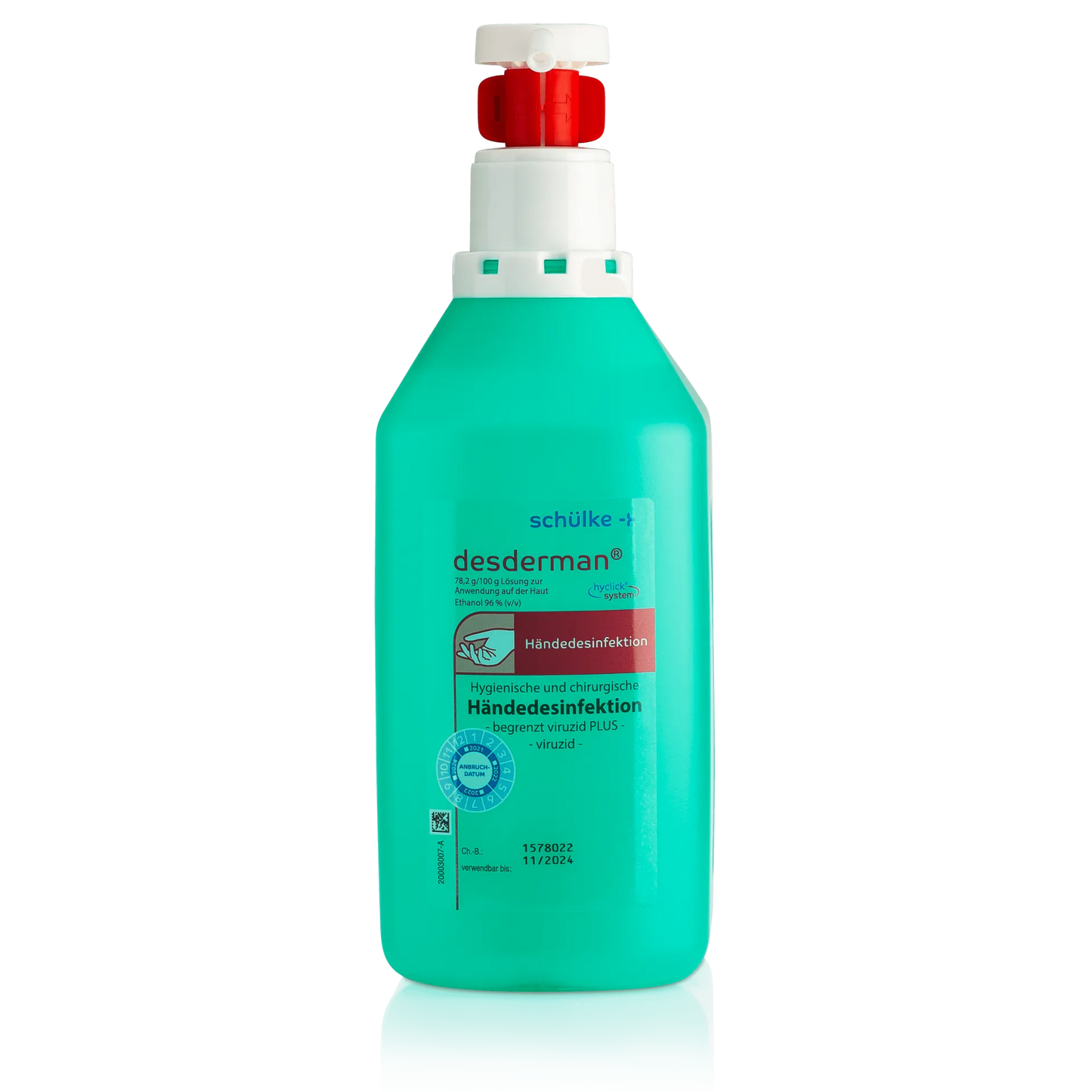 schülke desderman® Händedesinfektion | Hyclick Flasche – Hygienische & Chirurgische Anwendung