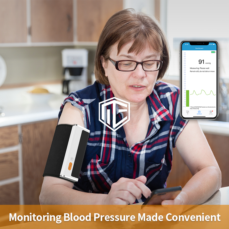 BP2 Kabelloses Oberarm-Blutdruckmessgerät mit EKG – OLED | App | Medizinprodukt