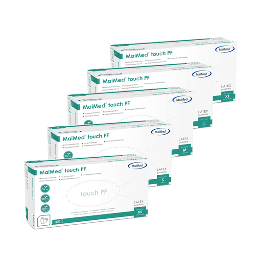 MaiMed Latex-Untersuchungshandschuhe touch PF