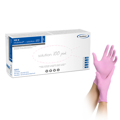 MaiMed® solution100 Nitrilhandschuhe – puderfrei, latexfrei | EN 455 | Karton 1.000 Stück