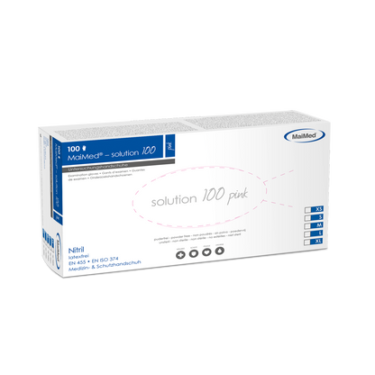 MaiMed® solution100 Nitrilhandschuhe – puderfrei, latexfrei | EN 455 | Karton 1.000 Stück