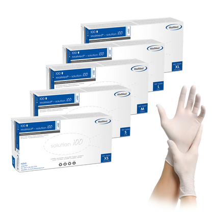 MaiMed® solution100 Nitrilhandschuhe – puderfrei, latexfrei | EN 455 | Karton 1.000 Stück