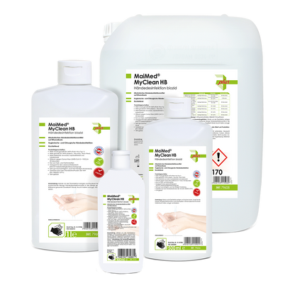 MaiMed® MyClean HB Derm – Hautschonende Händedesinfektion | 100 ml bis 5 L