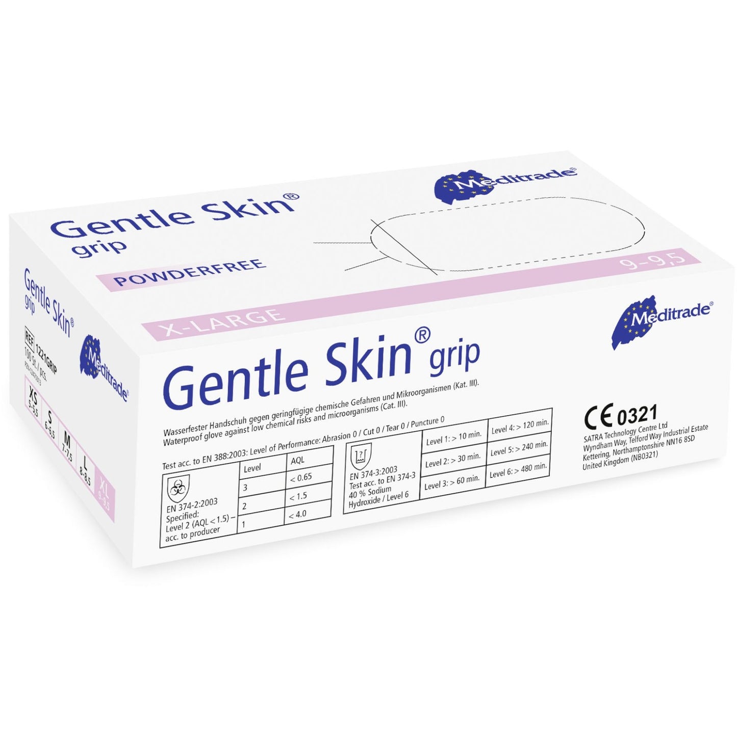 Gentle Skin® Grip Latex Untersuchungshandschuh