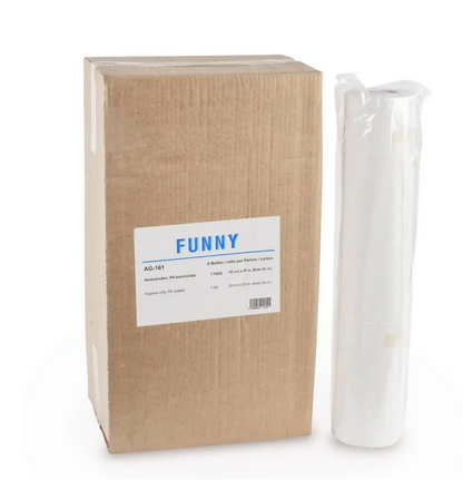 PE-Coated Cellulose Cover Rolls, 50 cm, 1-ply, 6 rolls